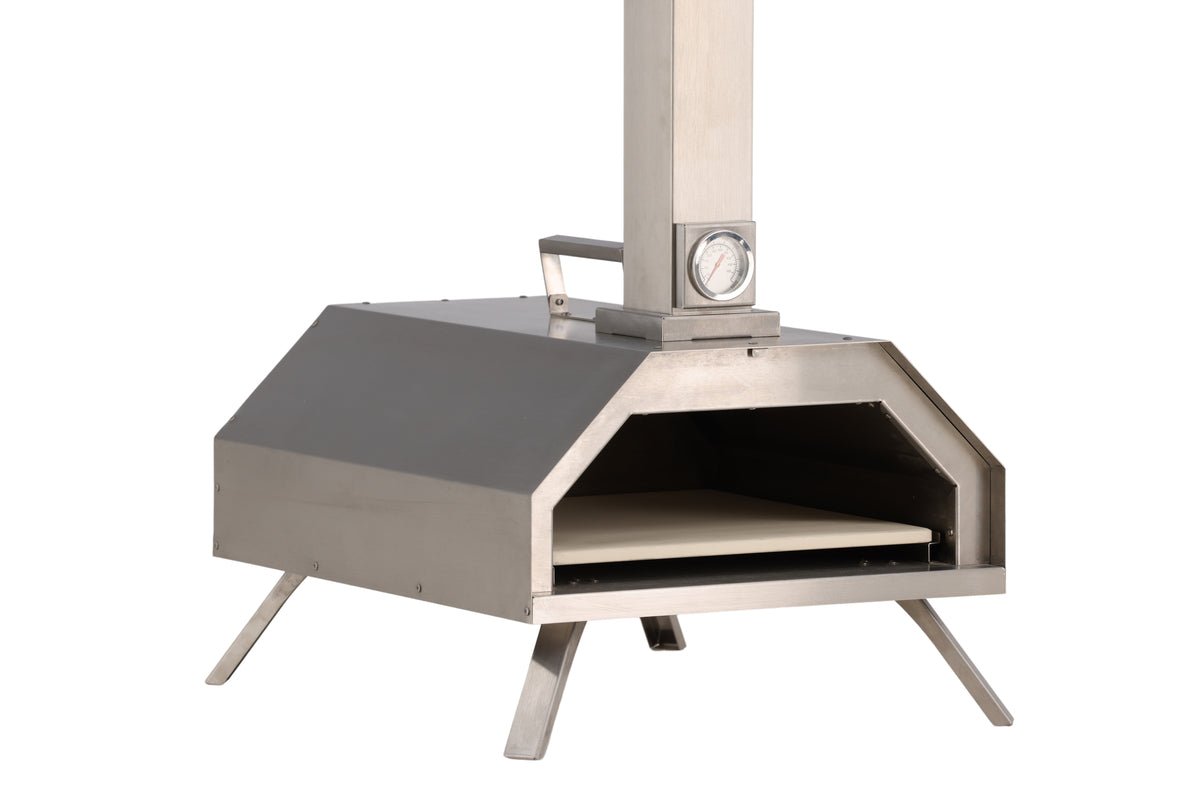 Pizzaofen Bologna - aus Stahl in Silber
