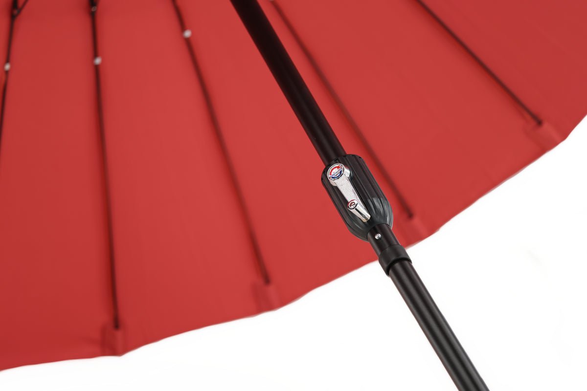 Sonnenschirm Rivierra – Ø270 cm in der Farbe Rot
