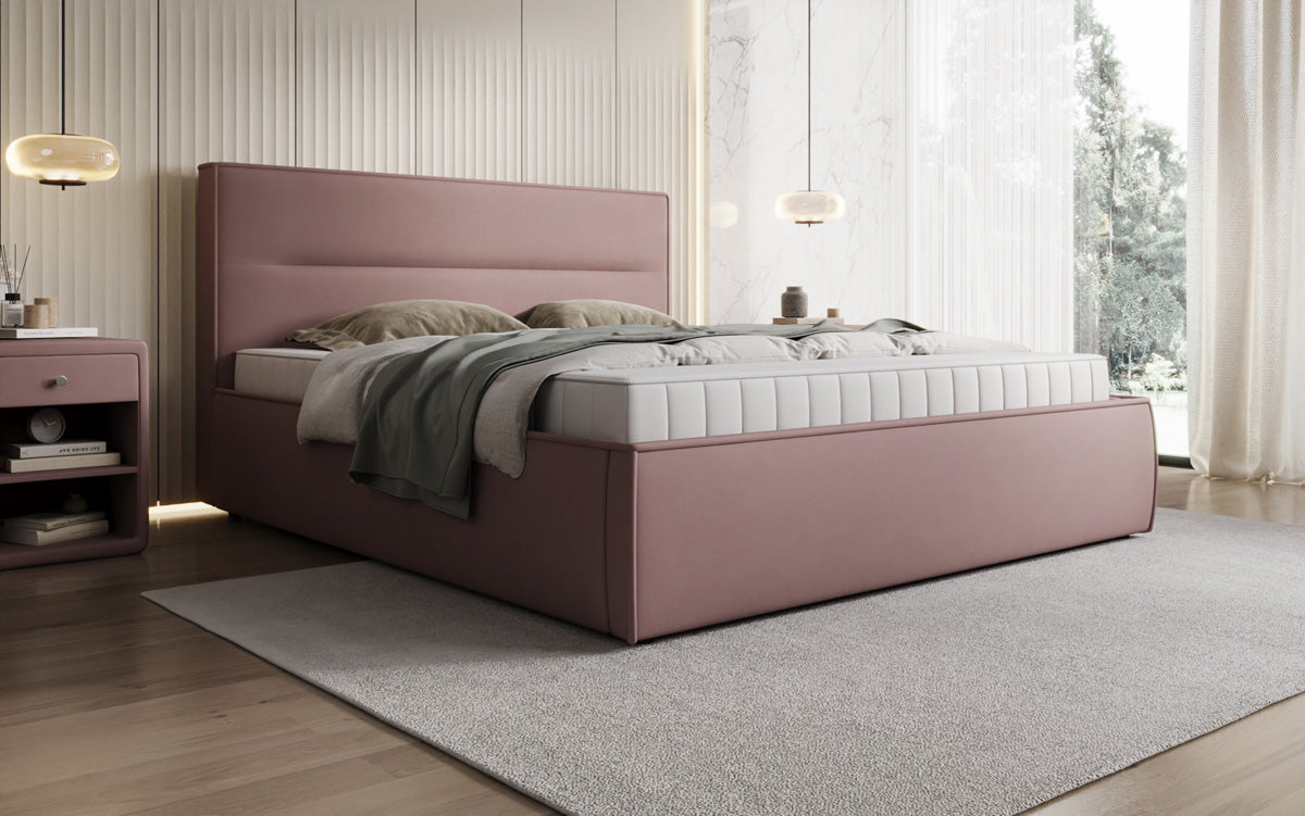 Designer Polsterbett Merry Stoff mit Stauraum