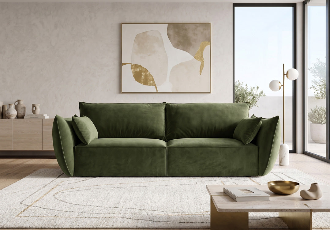 Designer Sofa 3 Sitzer Nuvola in Samt