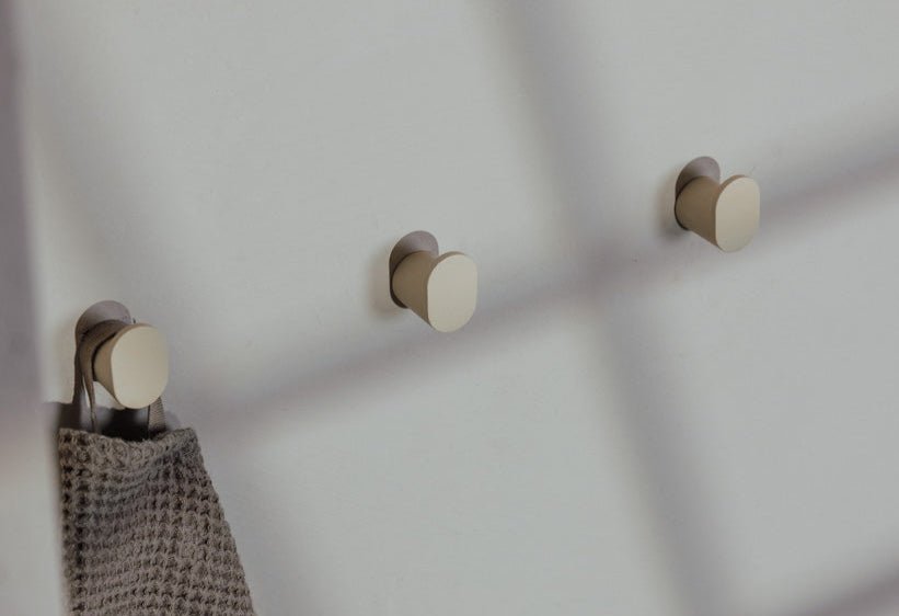 Garderobe/Kleiderhaken Palo – Minimalistische Wandhaken im 3er- oder 6er-Set