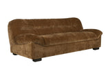 Sofa Talaro mit gerafftem Samtbezug