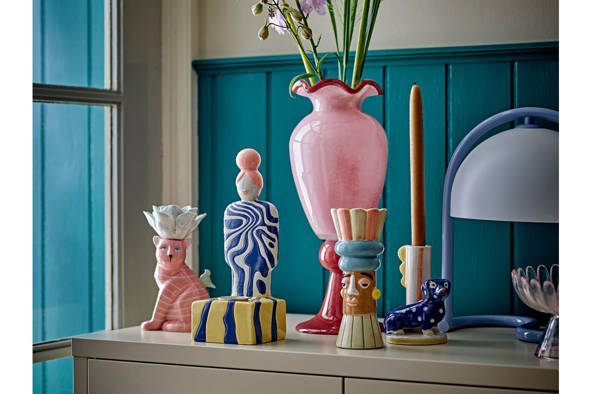 Vase „Roselle“ – Roséfarbenes Glas