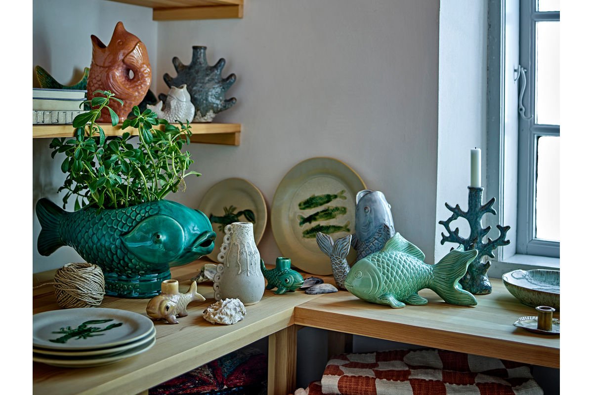 Vase „Springfish“ – aus Steingut