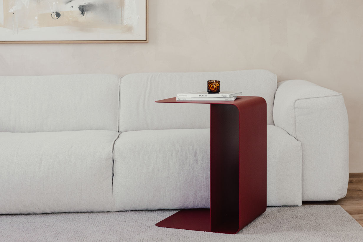 Couchtisch/Beistelltisch Cosmo – Pulverbeschichtetes Metall in modernem Design
