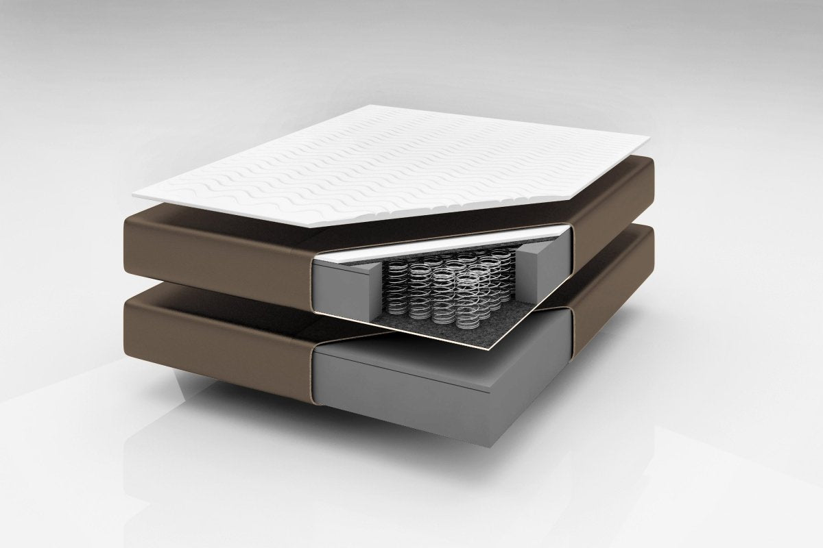 OUTLET - Boxspringbett Repos mit LED und USB - Luxusbetten24