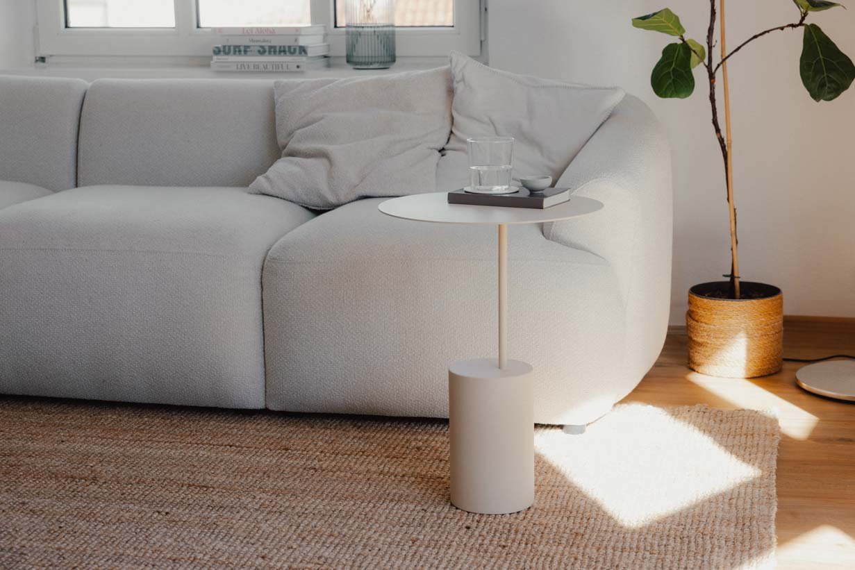 Couchtisch/Beistelltisch Ciro – Edelstahl-Design für Indoor & Outdoor