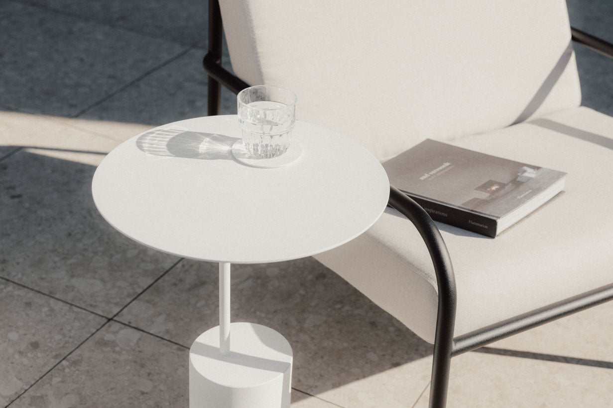 Couchtisch/Beistelltisch Ciro – Edelstahl-Design für Indoor & Outdoor