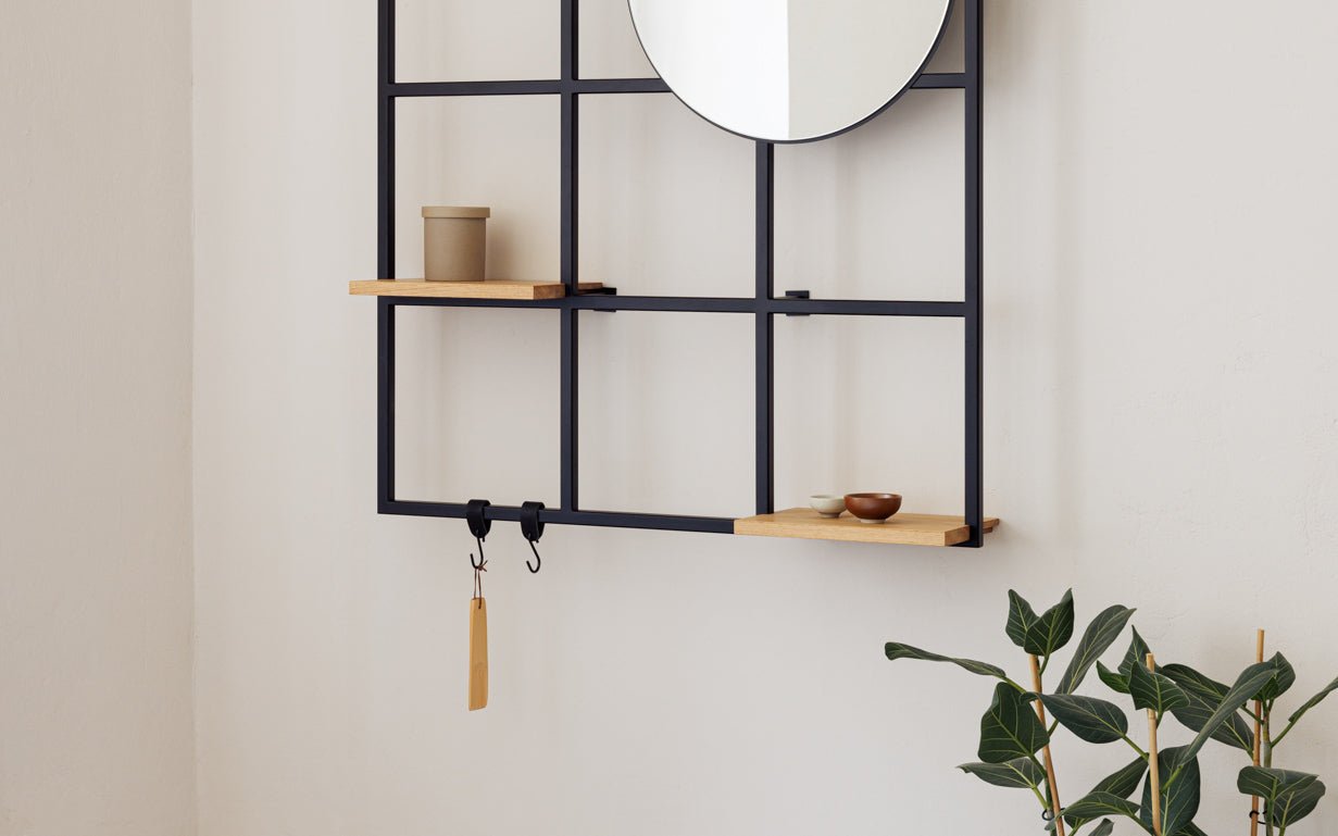 Wandregal Rivo – Flexibles Metallregal mit Stecksystem