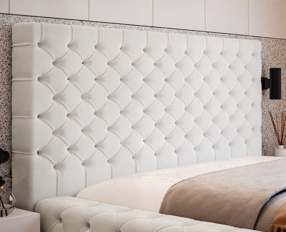 Designer Polsterbett Lana Samt mit Stauraum