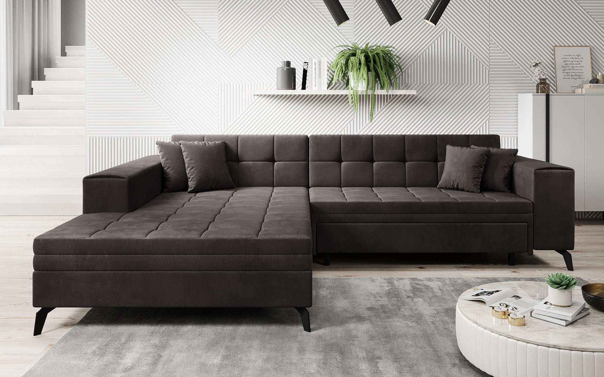 Designer Sofa Frida mit Schlaffunktion