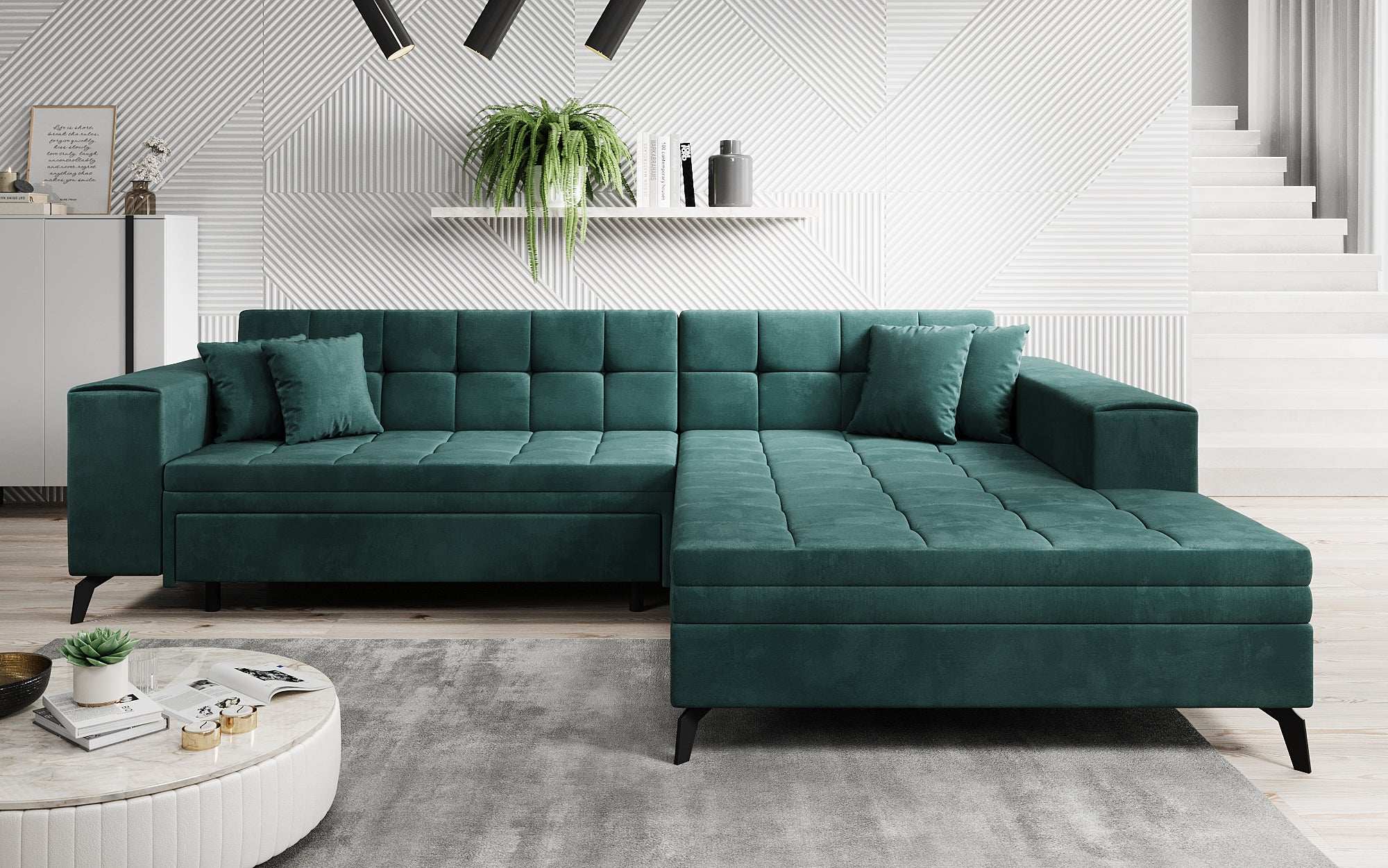 Designer Sofa Frida mit Schlaffunktion
