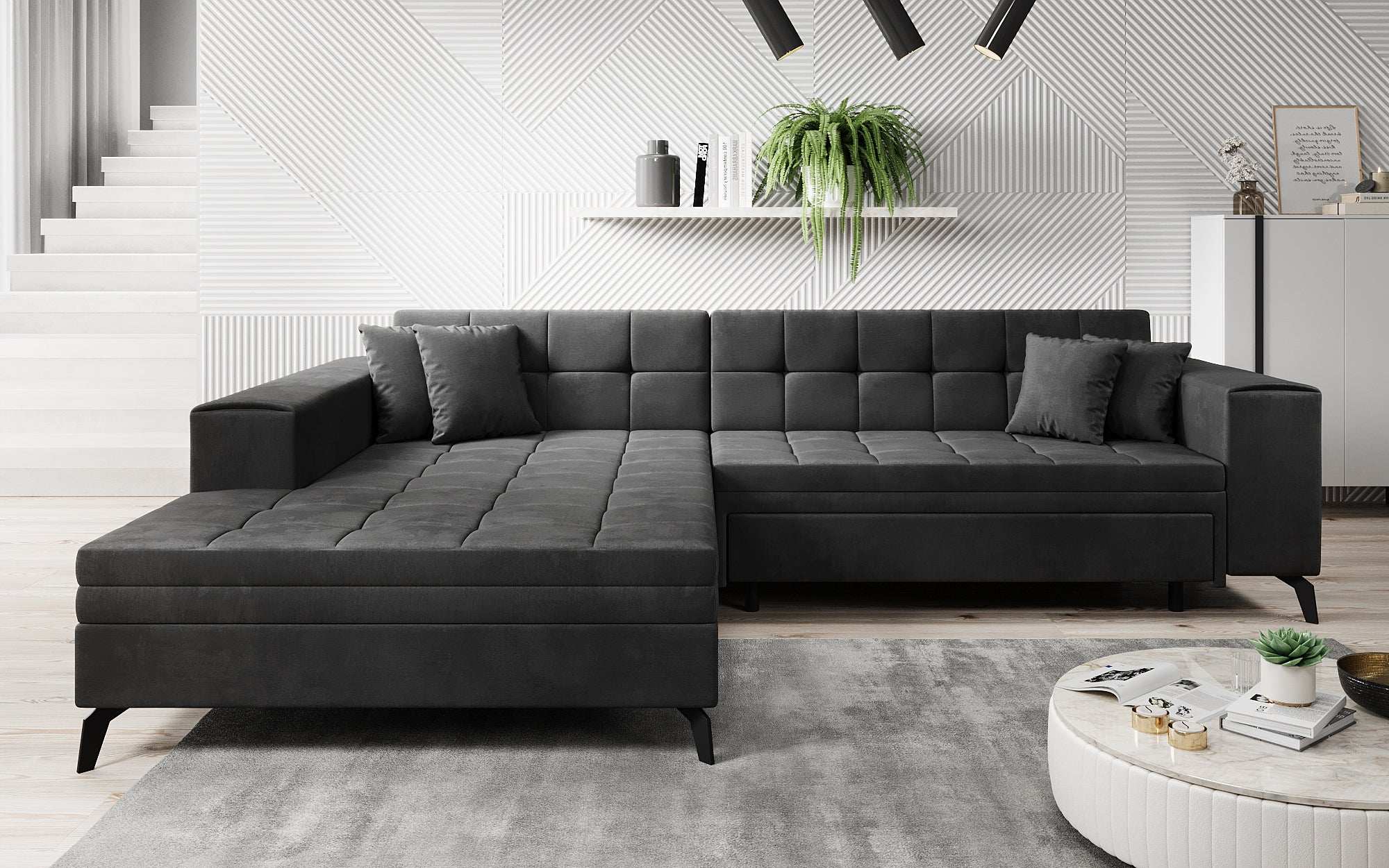 Designer Sofa Frida mit Schlaffunktion
