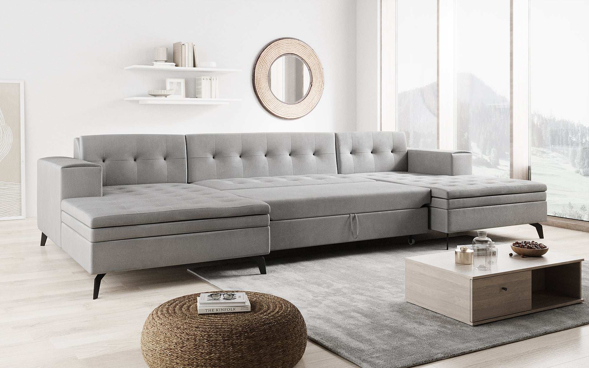 Designer Sofa Vivana mit Schlaffunktion