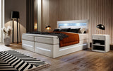 Boxspringbett Sevilla mit LED und Stauraum - Luxusbetten24