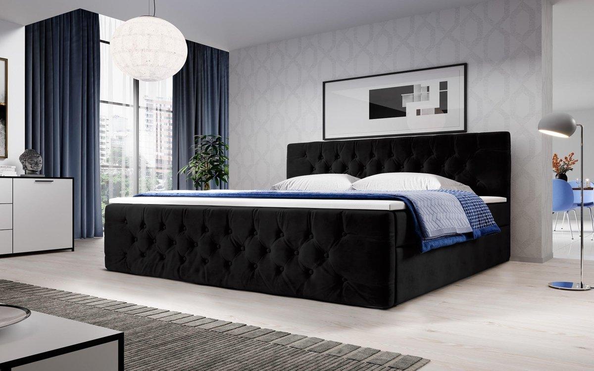 Boxspringbett Velutto mit Stauraum - Luxusbetten24