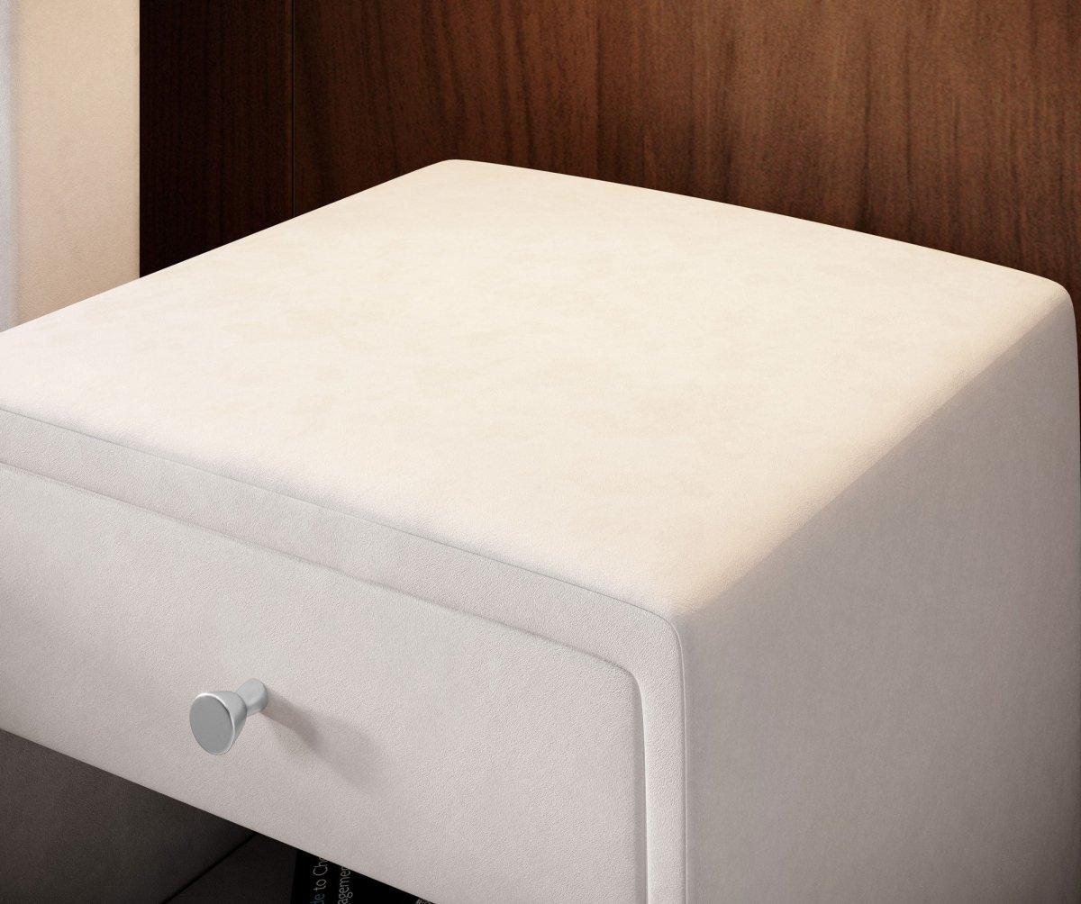 Designer Nachttisch Amy (Samt) - Luxusbetten24