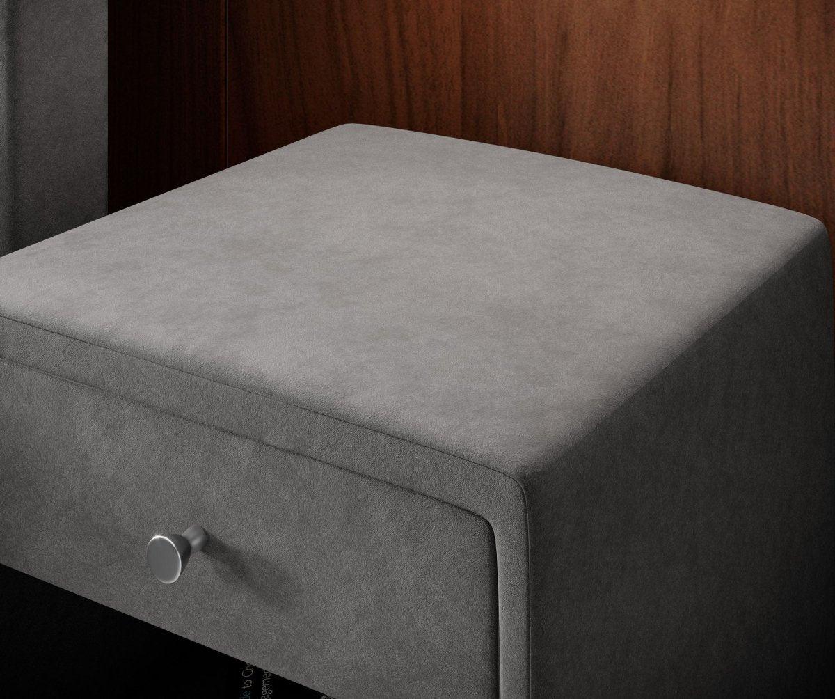 Designer Nachttisch Amy (Samt) - Luxusbetten24