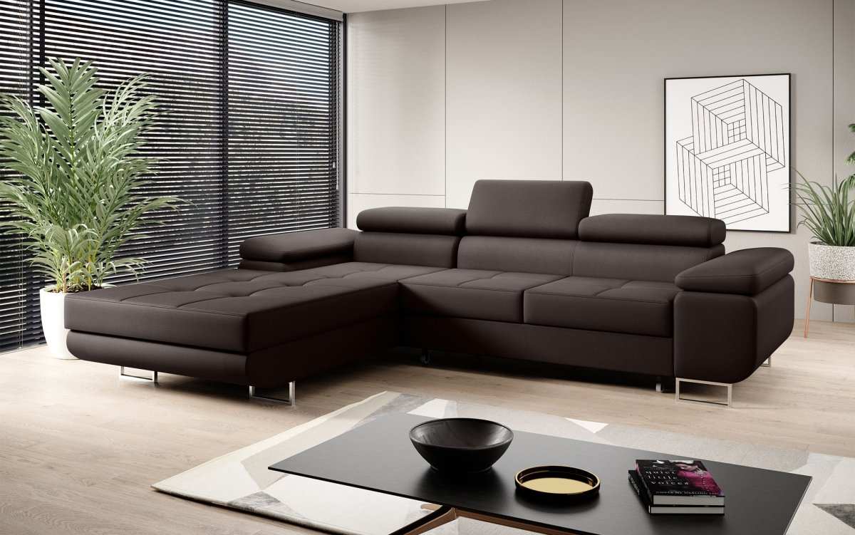 Designer Sofa Calvera mit Schlaf- und Klappfunktion - Luxusbetten24