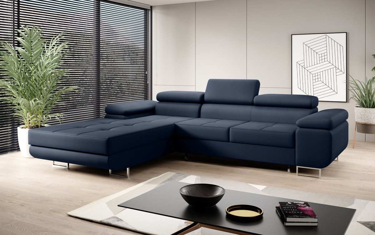 Designer Sofa Calvera mit Schlaf- und Klappfunktion - Luxusbetten24