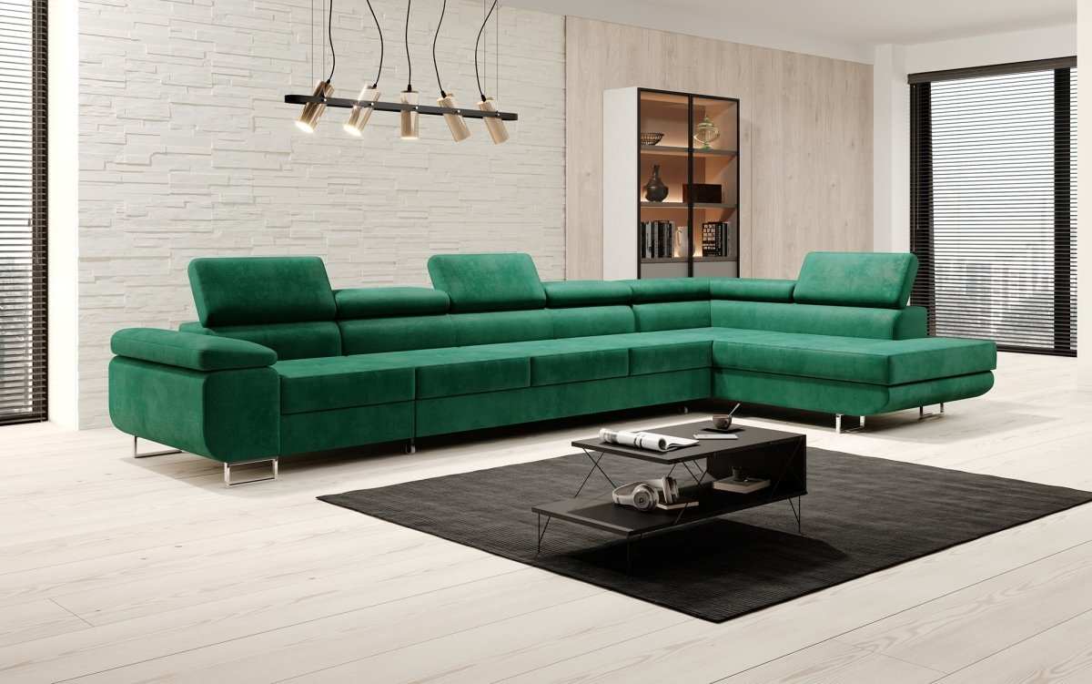 Designer Sofa Maxi mit Schlaf - und Klappfunktion - Luxusbetten24