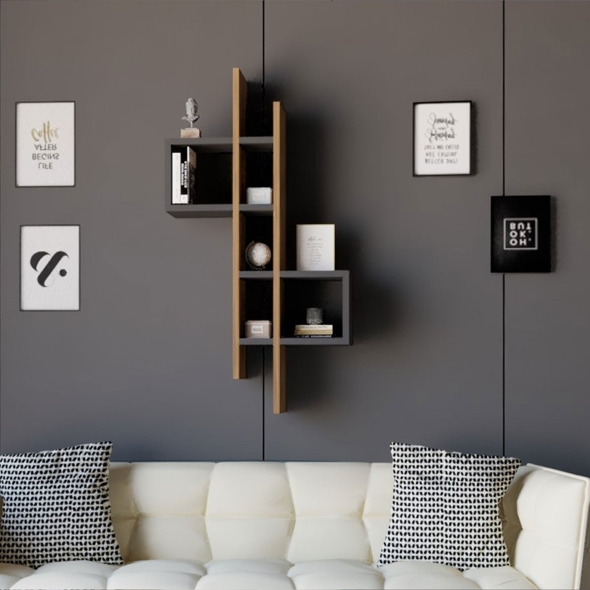 Designer Wandregal Bellegra - Luxusbetten24