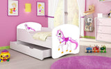 Kinderbett Luna mit Stauraum und verschiedenen Motiven - Luxusbetten24