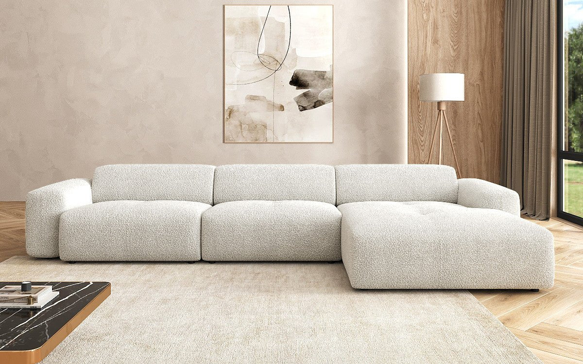 Designer L Sofa Calm Maxi in Bouclé