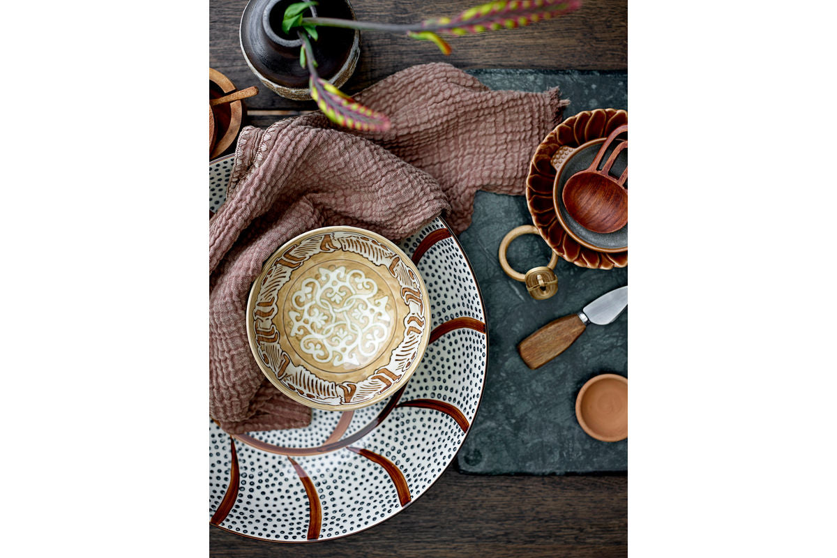 Miska Riona – kamenina s ručne maľovaným vzorom