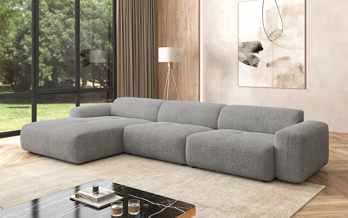 Designer L Sofa Calm Maxi in Bouclé