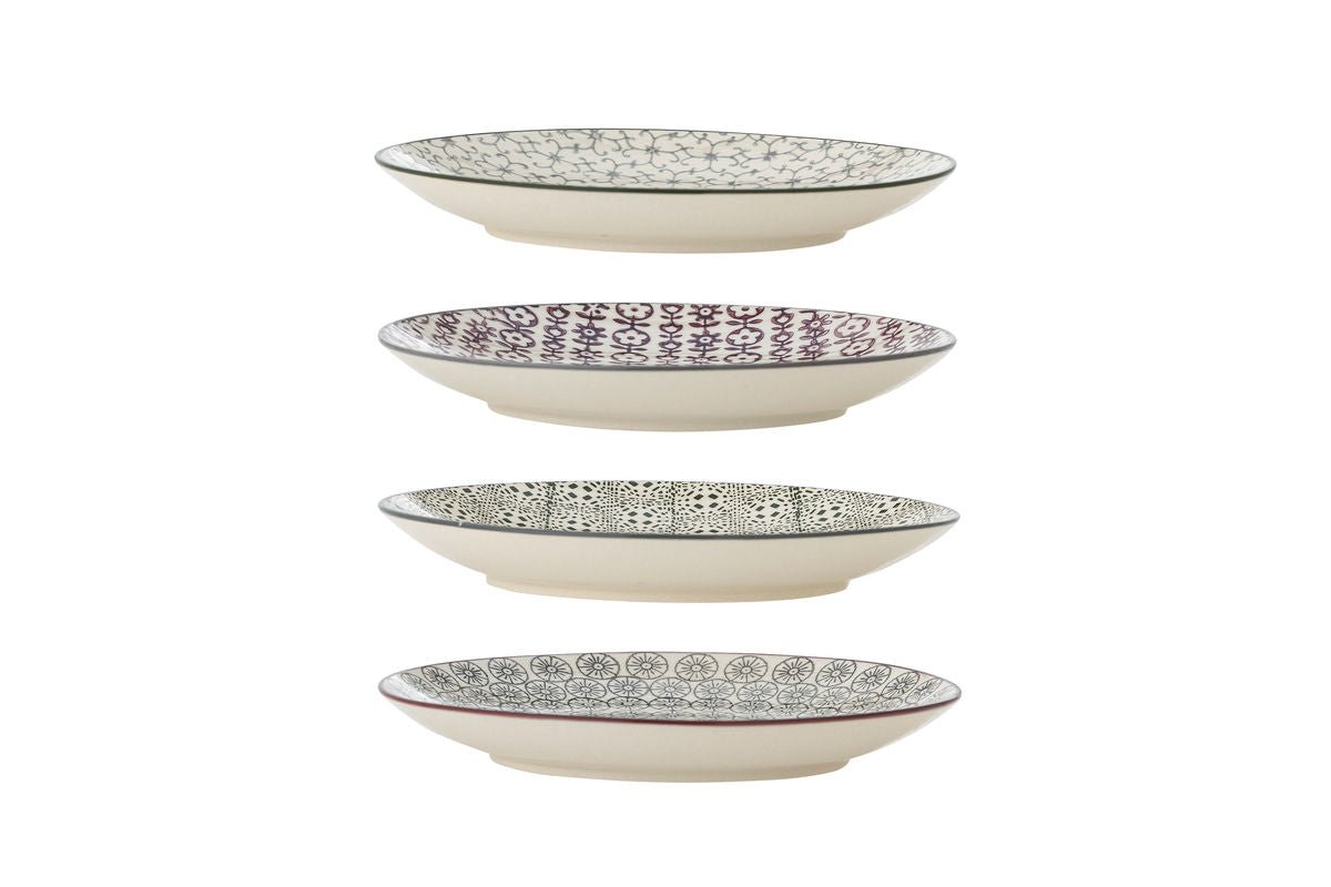 Teller Mako - aus Steingut gefertigt / 4er Set