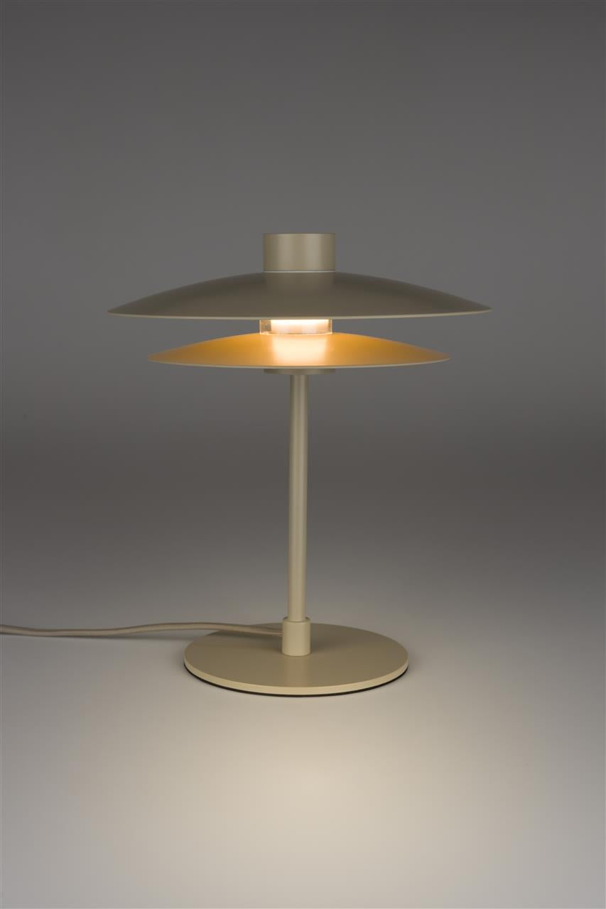 Stolná lampa Wubbo – zo železa v Béžová