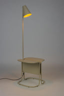 Stojacia lampa Eilif – zo železa v Béžová