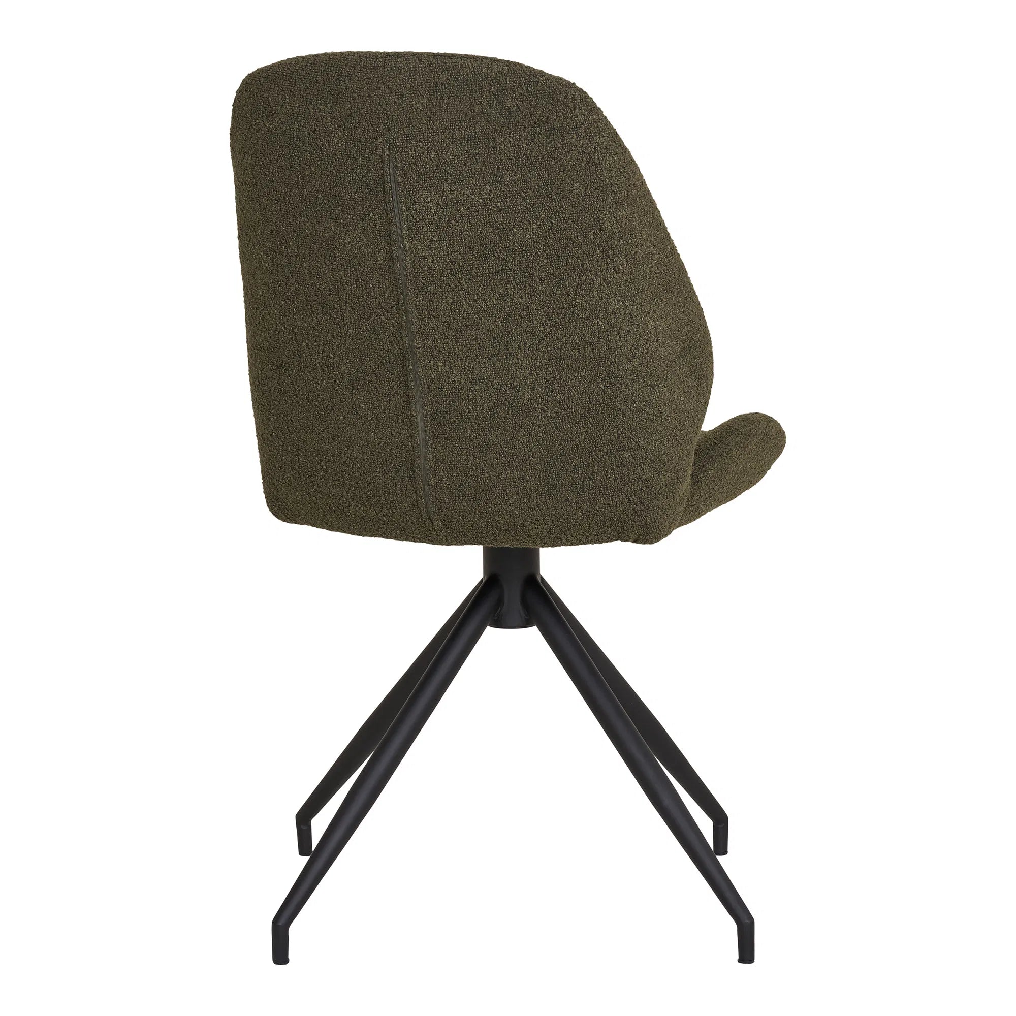 2er Set - Designer Stuhl Lissabon Bouclé mit Drehfunktion