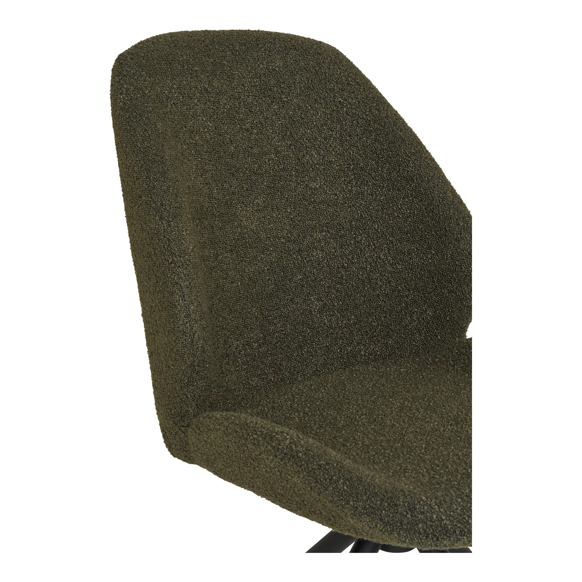 2er Set - Designer Stuhl Lissabon Bouclé mit Drehfunktion