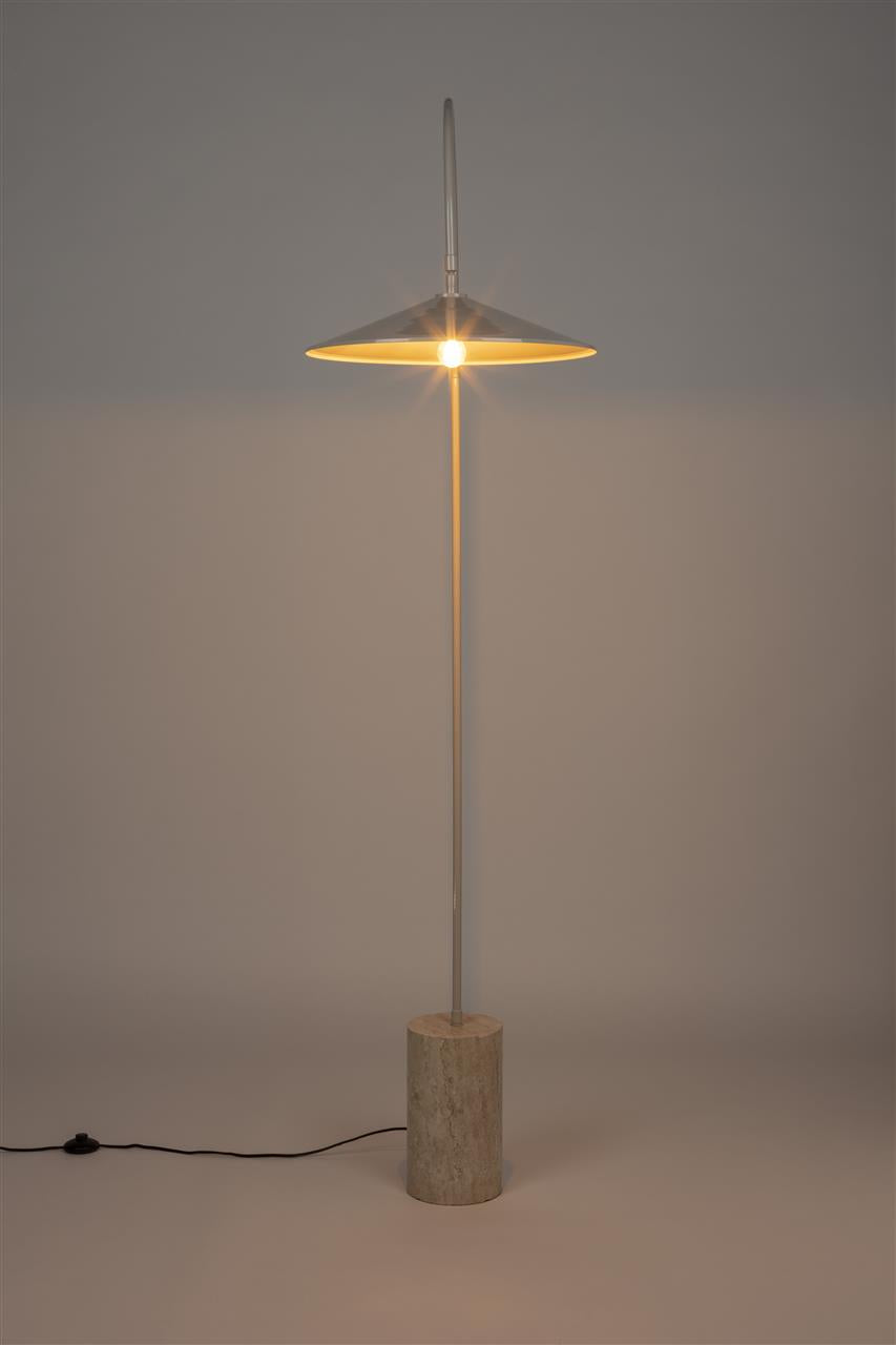 Stojacia lampa Enno – z travertínu v Sivá