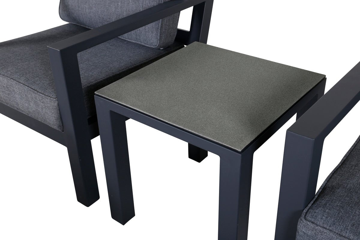 Záhradná sedacia súprava Tavira – 5-dielna vonkajšia súprava kresiel v Czarny