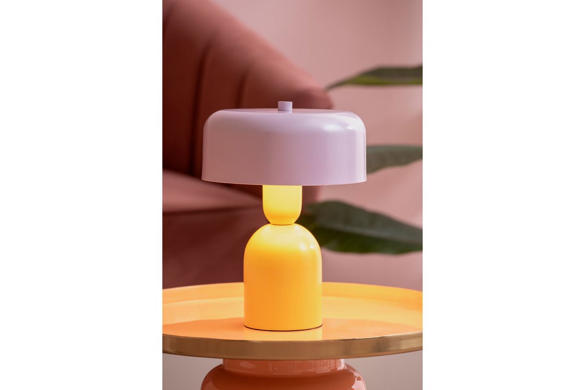 Stolná lampa Monaco - umelecká lampa z železa