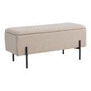 Lavica Lora Bouclé Beige so stauraumom