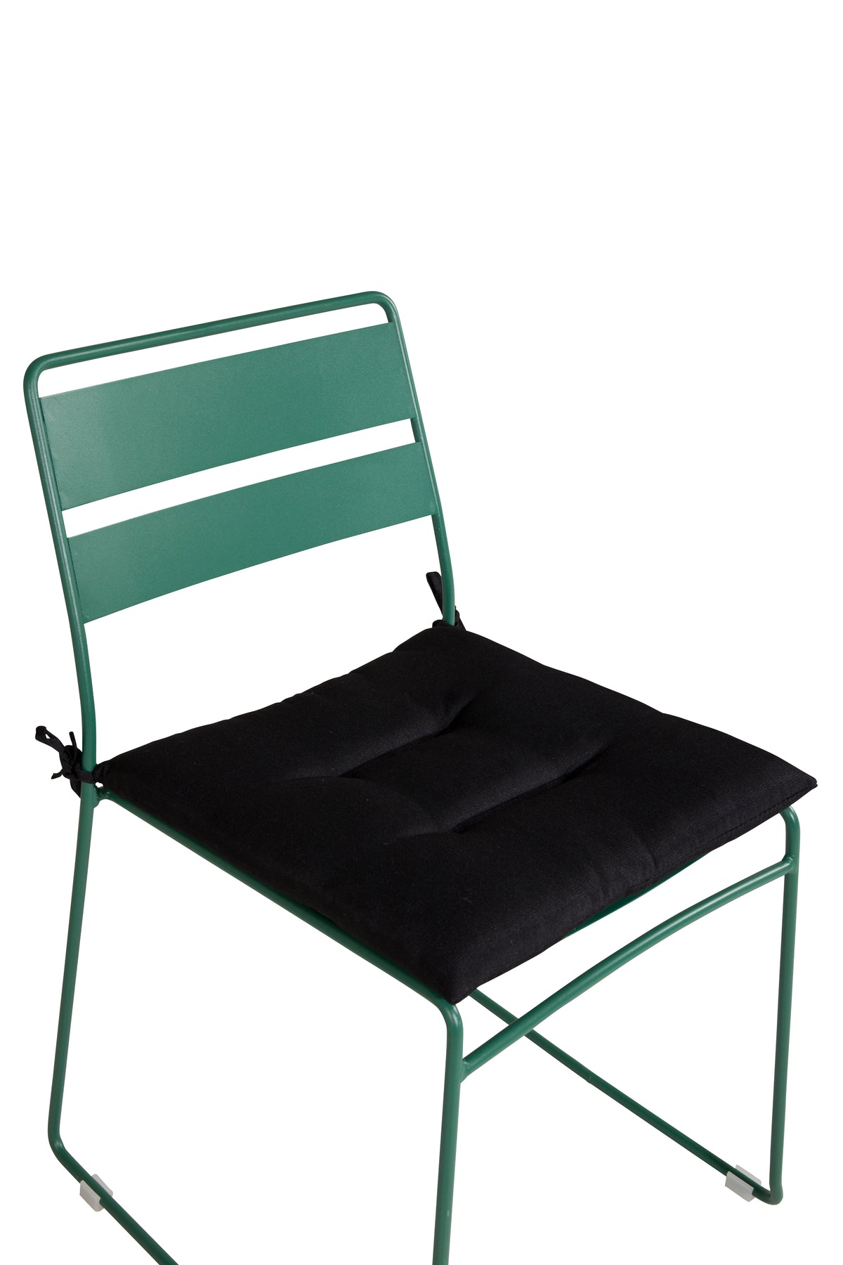 Záhradný vankúš na stoličku Milo - z polyesteru Czarny