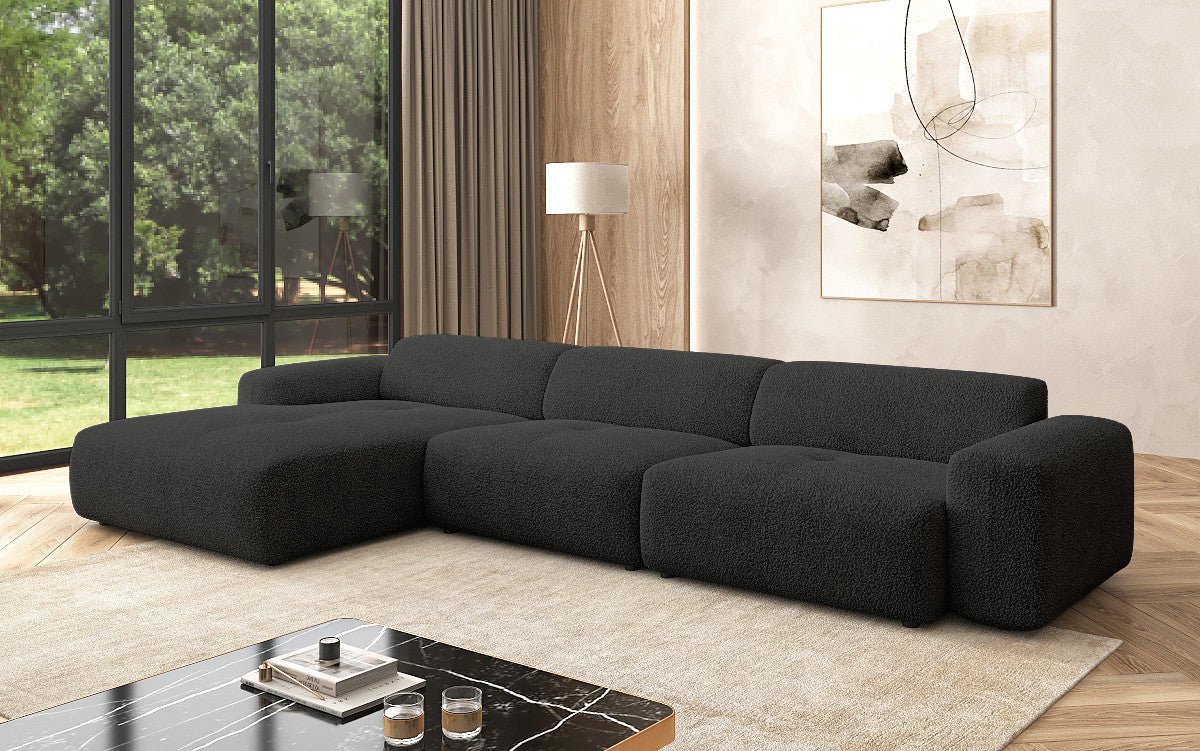 Designer L Sofa Calm Maxi in Bouclé