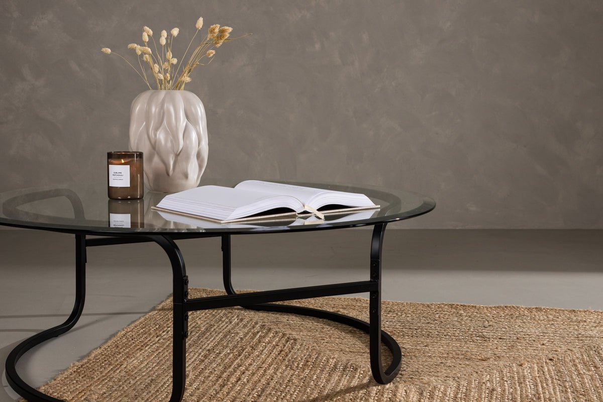 Konferenčný stolík Silento - s doskou z skla