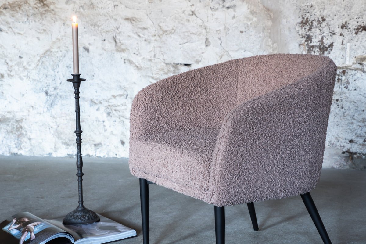 Sessel Velvet - mit flauschigem Teddy-Bezug