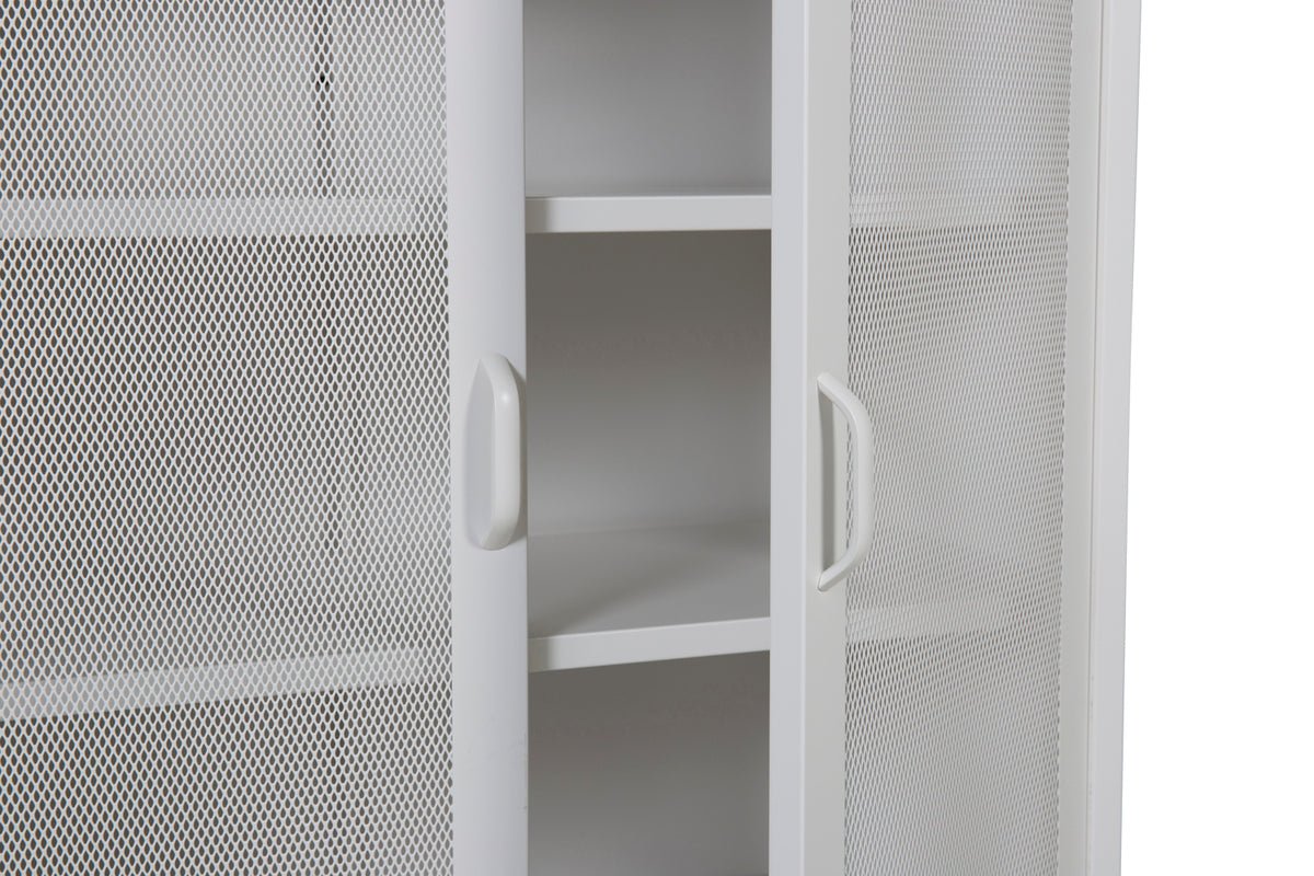 Komoda Faylen – priemyselný dizajn v Czarny, Bielá & Sivá