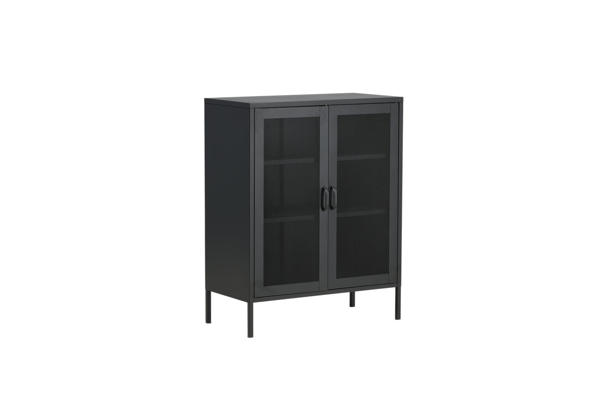 Komoda Faylen – priemyselný dizajn v Czarny, Bielá & Sivá