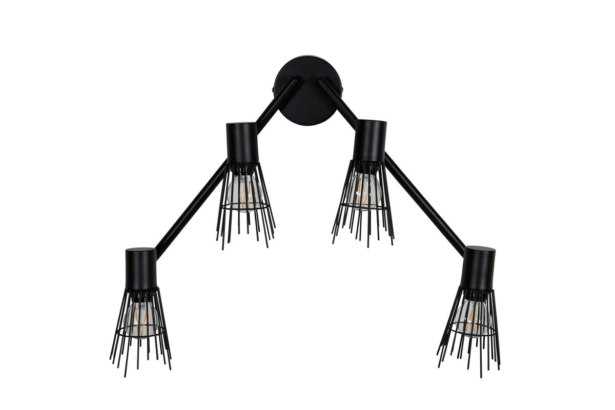 Nástenné svietidlo „Anastasia" – Voliteľne dostupné s 3 alebo 4 plameňmi