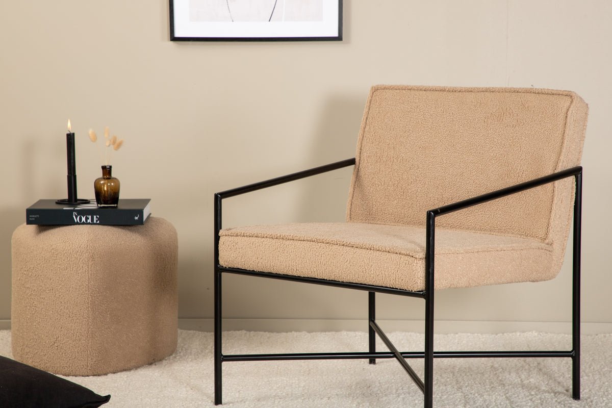 Kreslo Lorele - s poťahom z plyšu alebo zamatovým poťahom