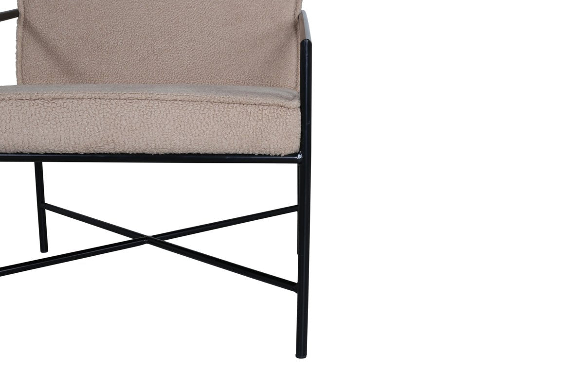 Kreslo Lorele - s poťahom z plyšu alebo zamatovým poťahom