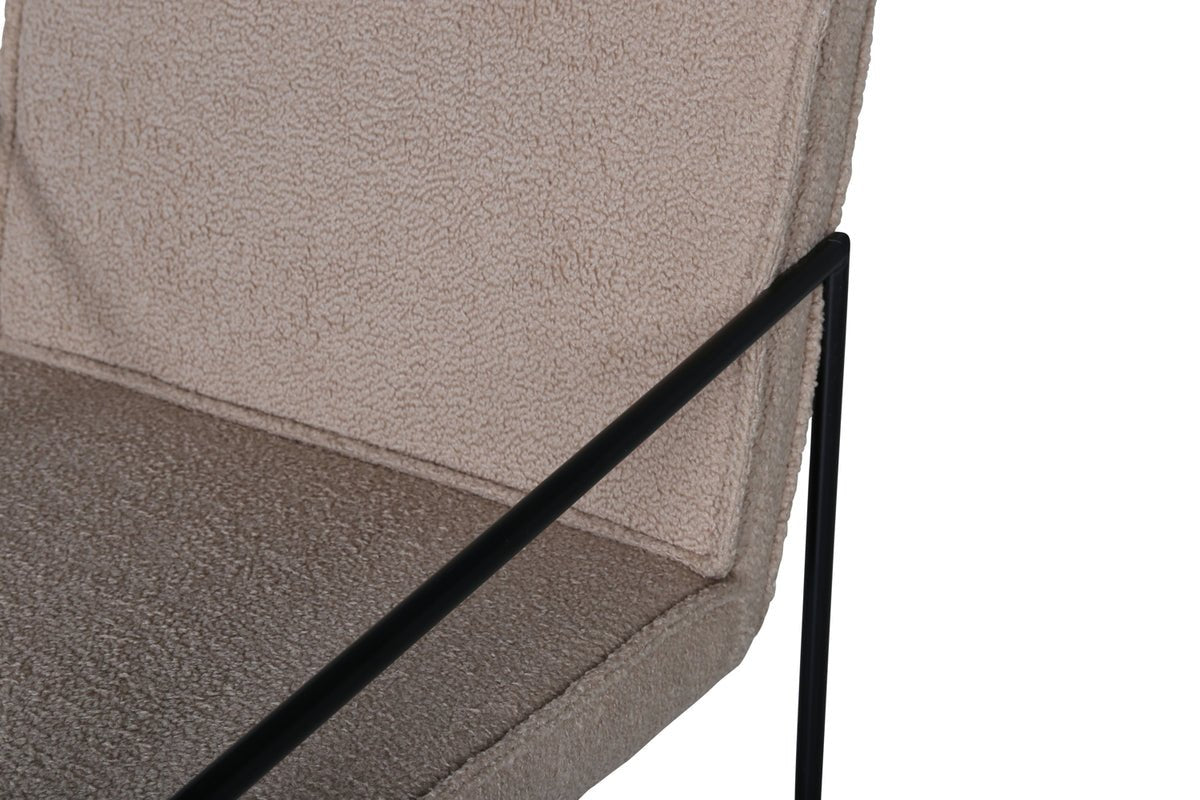 Kreslo Lorele - s poťahom z plyšu alebo zamatovým poťahom