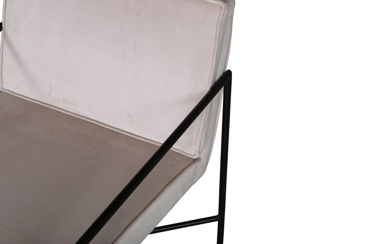 Kreslo Lorele - s poťahom z plyšu alebo zamatovým poťahom